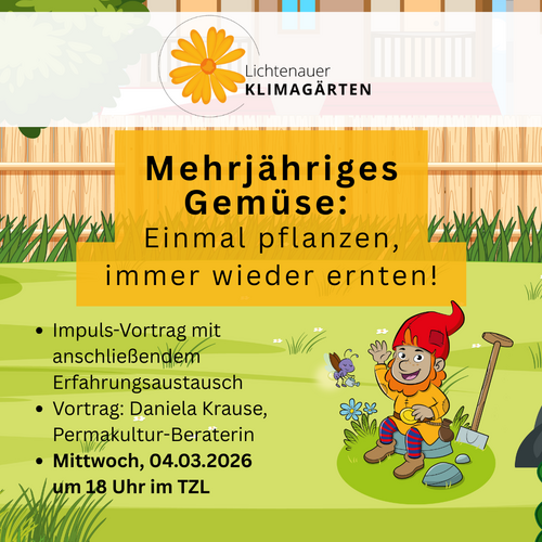 Vortrag Mehrjähriges Gemüse Vortrag Mehrjähriges Gemüse