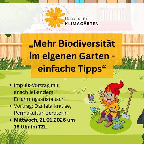 Mehr Biodiversität im eigenen Garten Mehr Biodiversität im eigenen Garten