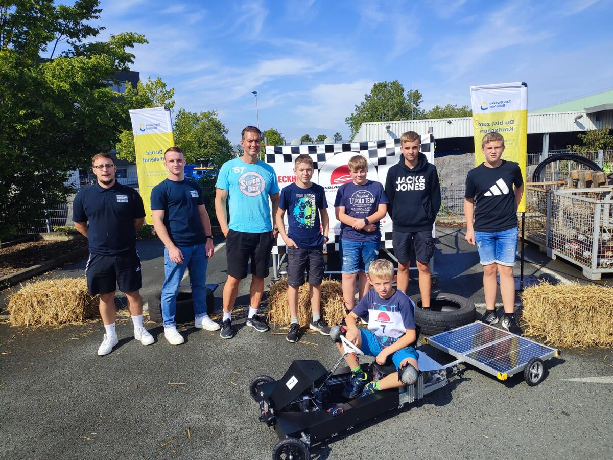 Das Lichtenauer Racing-Team beim Solar Racing Cup 2023