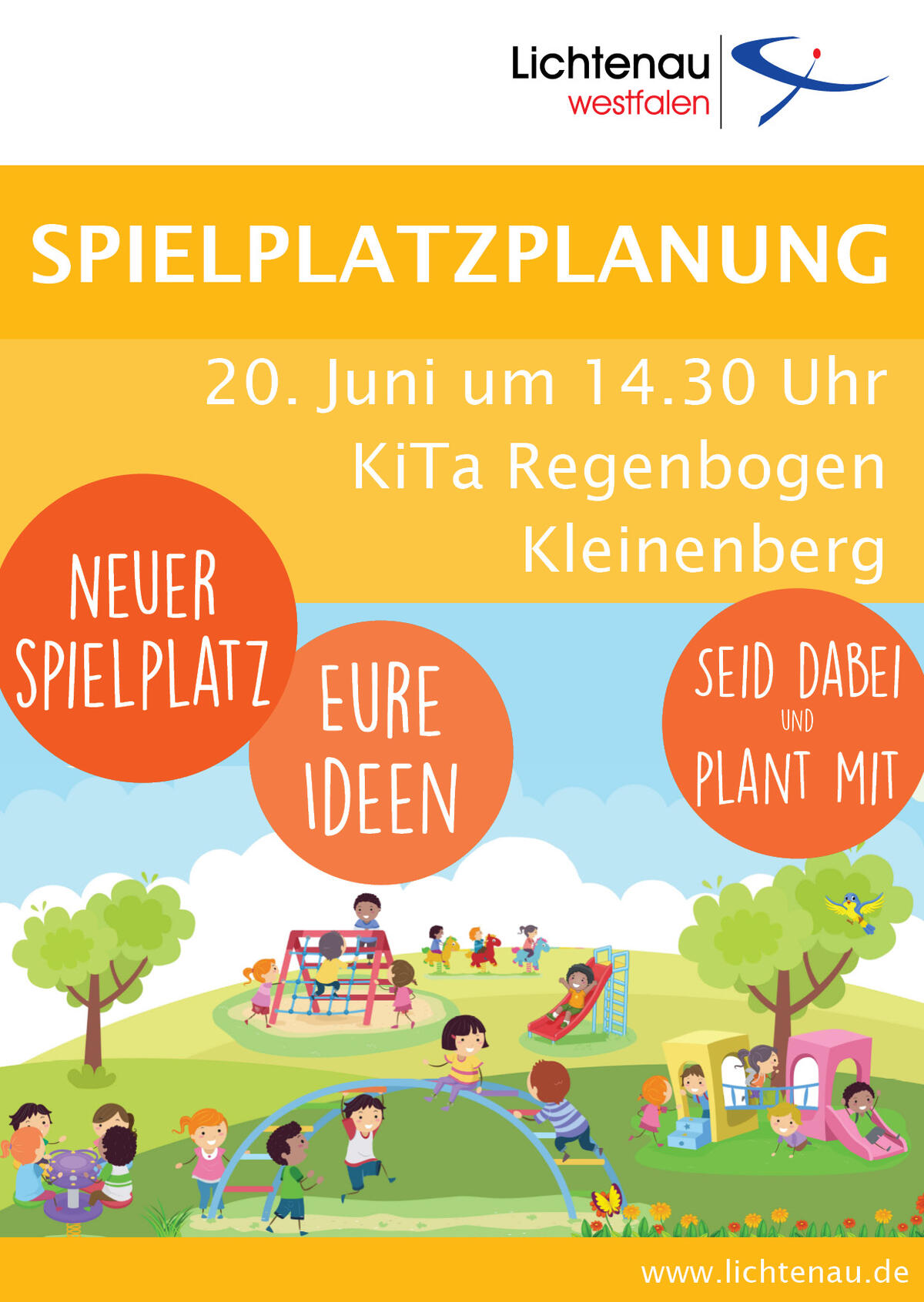Spielplatzplanung Kleinenberg 20. Juni