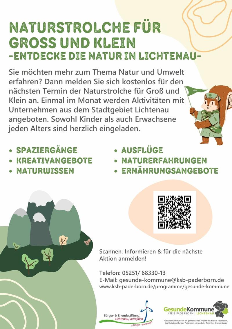 Auftakveranstaltung: Naturstrolche für Groß und Klein-Entdecke die Natur in Lichtenau 